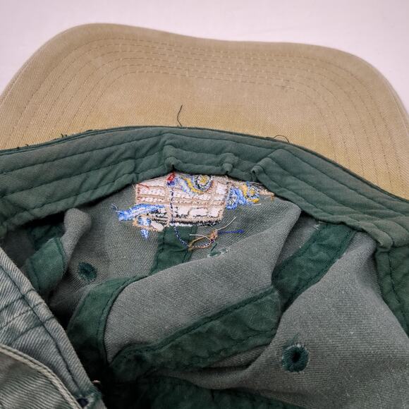 Sand Key Baseball Cap Green One Size Adjustable Embroidered Vented Holes - Picture 9 of 10